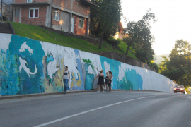 Novi Grad dobija prvi mural (FOTO)