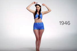 Sto godina kupaćih kostima prikazano uz pomoć body paintinga (VIDEO)