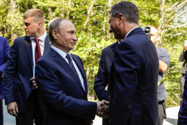 Putin: Nedopustivo pisanje nove istorije; Pahor: Protiv terorizma ...
