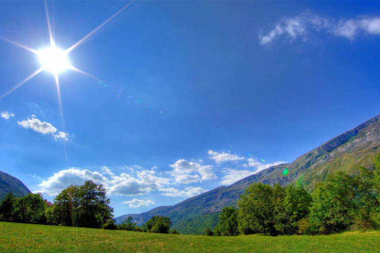 Sunčano uz prolazno naoblačenje, temperatura do 34 stepena