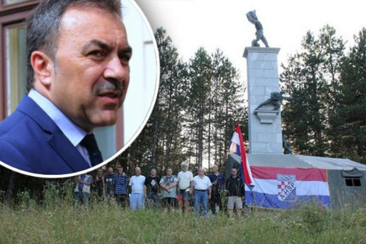 Rastu trenzije oko ukljanjanja šatora Autohtone-Hrvatske stranke prava u Srbu
