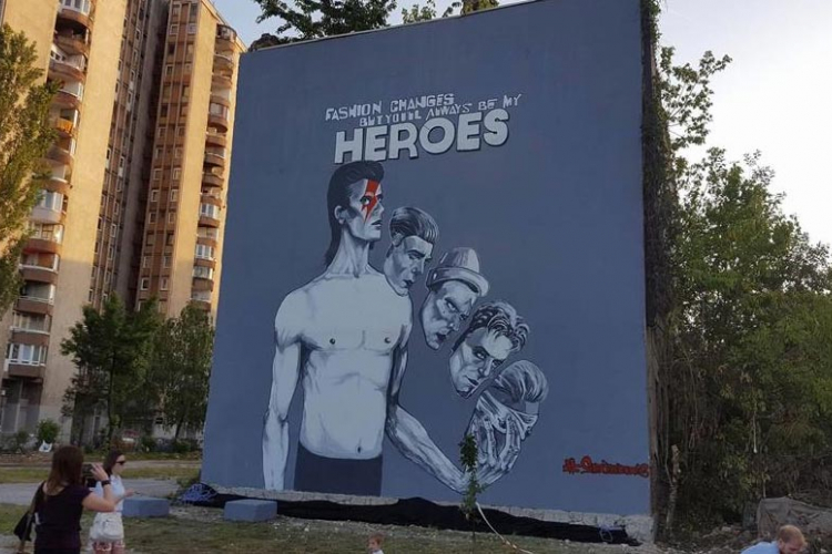 Najavljeno rušenje murala Dejvida Bouvija u Sarajevu