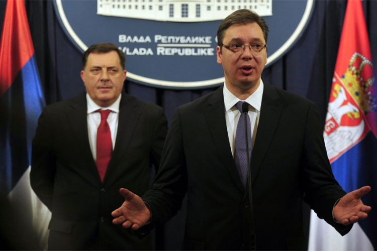 Dodik danas sa Vučićem u Beogradu