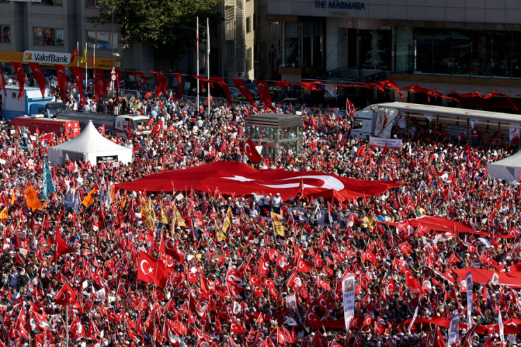 Istanbul: Prvi miting jedinstva u osudi puča