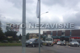 Saobraćajka na zapadnom tranzitu u Banjaluci (FOTO)