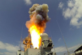 Ruska Crnomorska flota raketira ciljeve terorista (VIDEO)