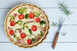Tart sa sirom i povrćem


