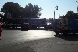 Sudar autobusa i golfa u centru Banjaluke