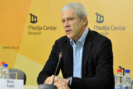 Tadić: Vlada Srbije samo simulira politiku pomirenja