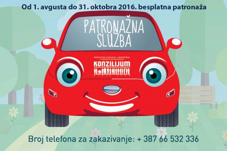 Besplatna patronaža u laboratoriji KONZILIJUM
