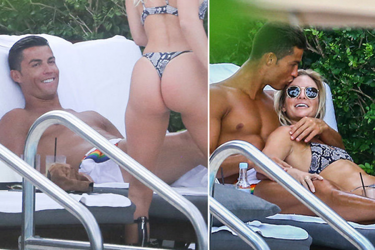 I Ronaldo je otkinuo na njenu guzu (FOTO,VIDEO)