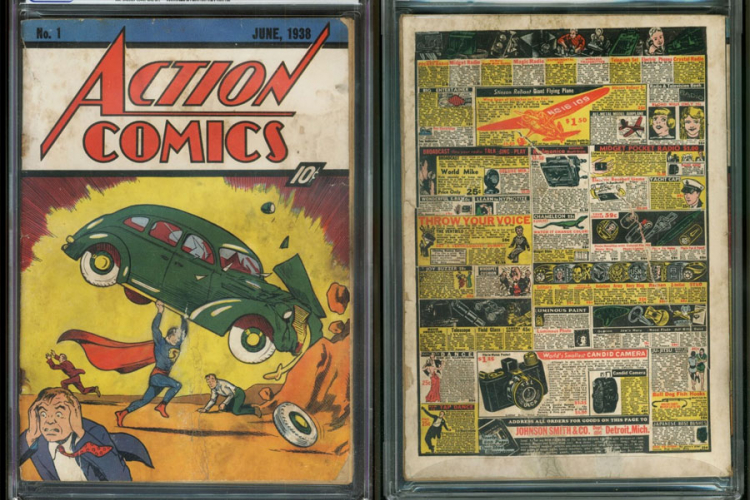Prvi strip Supermana star 78 godina prodan na aukciji za skoro milion dolara
