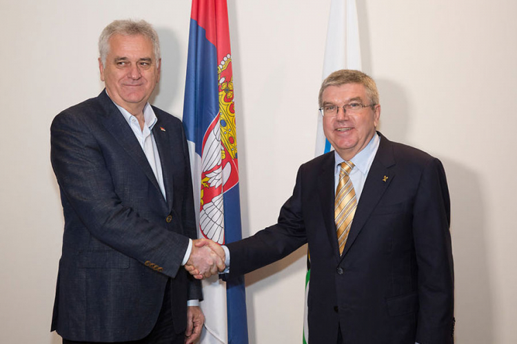 Nikolić sa predsjednikom MOK-a