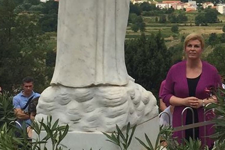 Kolinda Grabar-Kitarović posjetila Međugorje