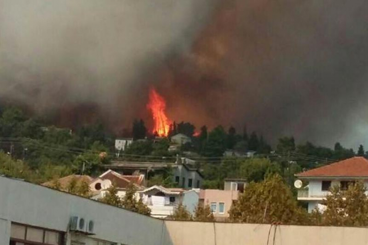 Hapšenja zbog izazivanja požara u Ulcinju