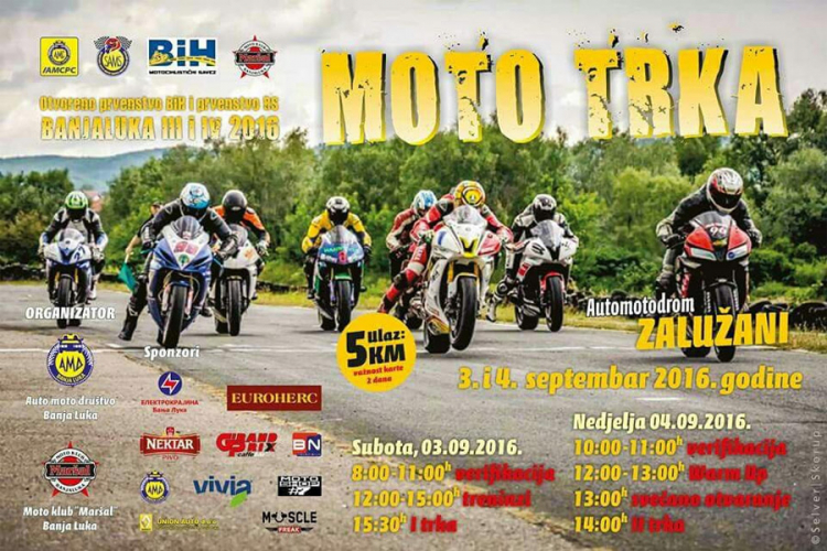 Vikend poslastica: Moto trke u Zalužanima
