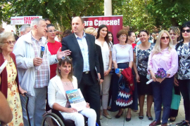 SNSD u Trebinju dijelio promotivni materijal i platformu za lokalne ...