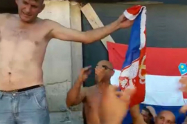 Krivične prijave zbog paljenja zastave Srbije u Kninu (VIDEO)