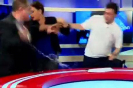 Gruzijski političari se potukli u direktnom programu (VIDEO)