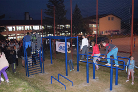 Teretana na otvorenom, poklon DNS-a Laušu