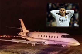 Srušio se avion Kristijana Ronalda (FOTO, VIDEO)