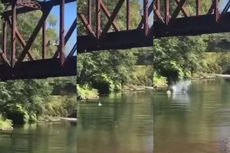 Šokantno: Bacio dijete sa osam metara, majka navijala (VIDEO)