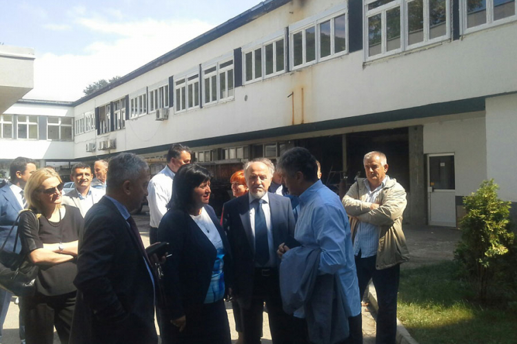 Golićeva obišla radove u bolnici u Foči (FOTO)