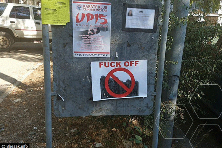 U Mostaru osvanuli plakati protiv burki