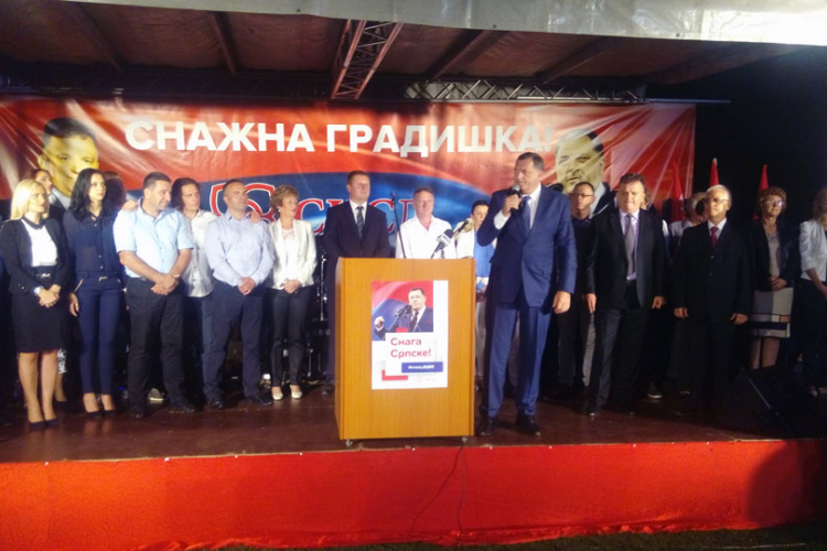 Dodik: Pobjedom SNSD-a do ponovnog razvoja Gradiške