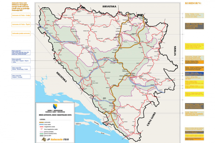Čak 122 crne tačke na putevima u FBiH (FOTO)