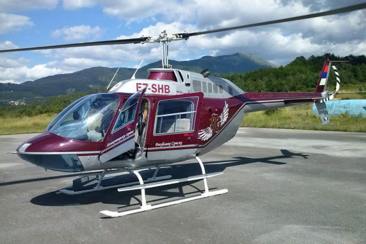 Helikopterom prevezen teško povrijeđeni pacijent