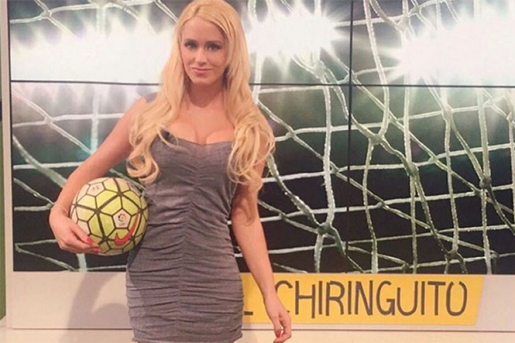 Seksi Madriđanka, a navija za Barselonu (FOTO)