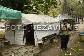 Banjaluka: Šatore nisu uklonili iz parka