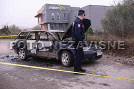 Izgorio pasat hrvatskih registracija u Banjaluci (FOTO)



