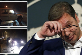 Bombe kod Vu­či­će­ve ku­će stigle iz BiH