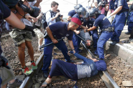 Policijska operacija u kampu sa migrantima