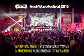 "Nektar FreshWave festival" nominovan za nagradu "Ambasador"