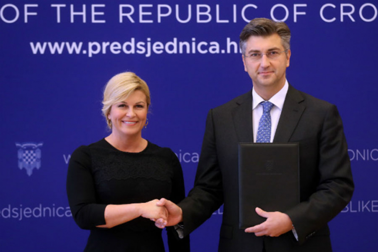 Plenković dobio mandat za sastav hrvatske vlade
