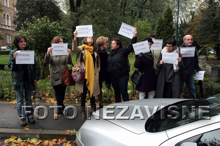 Sarajlije protestuju zbog sinoćnje nesreće (FOTO)