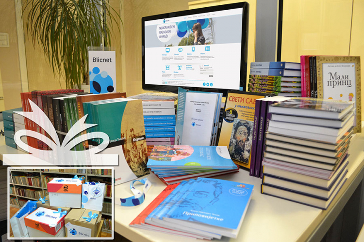 Blicnet poklonio nove knjige Narodnoj biblioteci u Kneževu