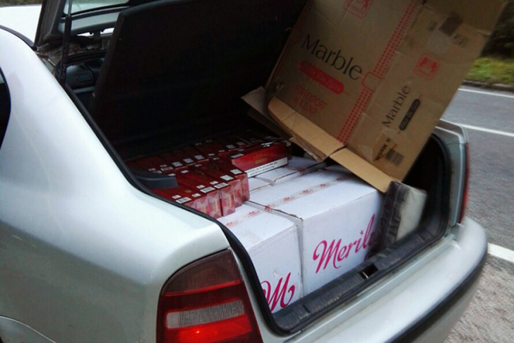 Zaplijenjene cigarete vrijedne 14.000 KM