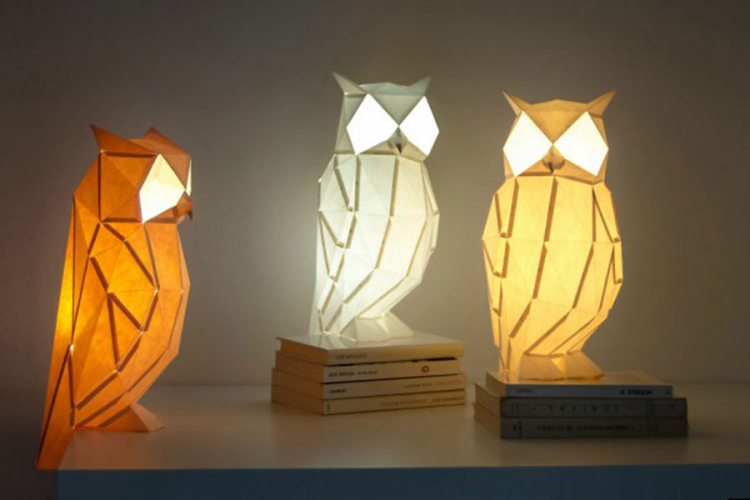 Origami lampe od papira