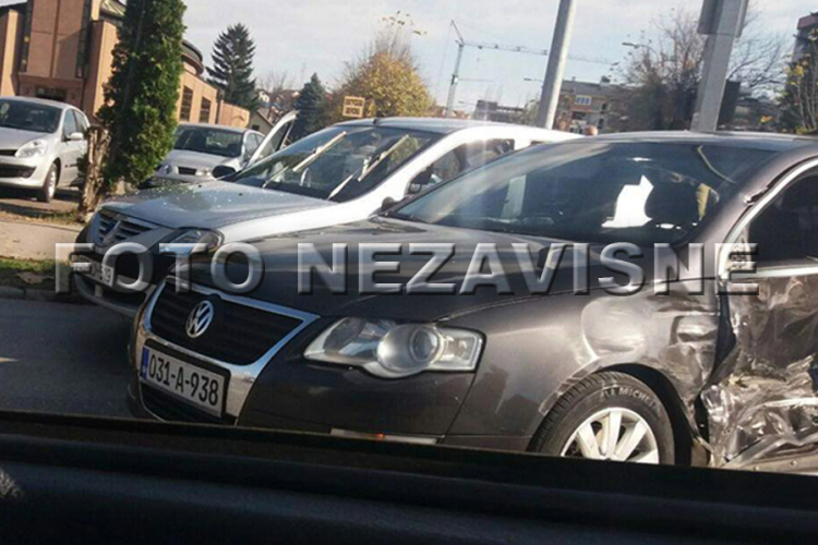 Sudar kod Rebrovačkog mosta u Banjaluci