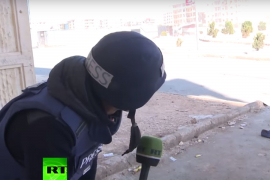 Novinari RT pod paljbom terorista u Alepu (VIDEO)