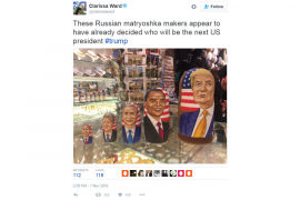 Babuške s likom Trampa sve popularnije u Moskvi