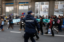 Grupa migranata krenula pješke iz Beograda ka Hrvatskoj