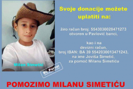 Dječaku za život potrebno 500.000 evra
