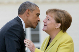 Obama i Merkel na privatnoj večeri