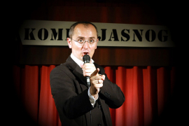 Peđa Bajović na završnici svjetskog prvenstva stand up komičara