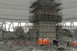 Kina: Urušila se skela, 67 mrtvih